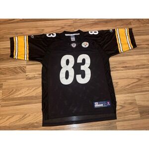 Pittsburgh Steelers Heath Miller Jersey #83 Reebok Black Size Large
